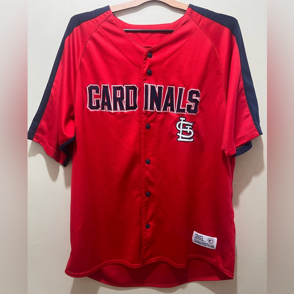 St. Louis Cardinals Button-Up Jersey ⚾ Size XL